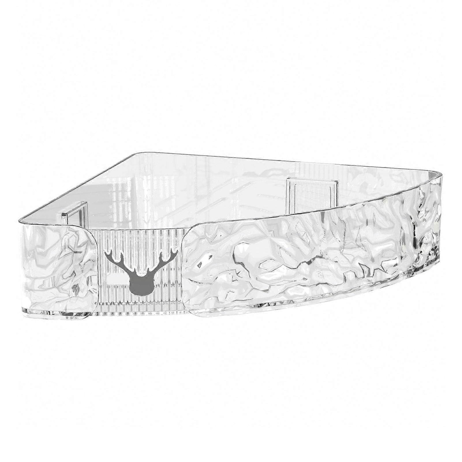 Corner Floating Shelf Organizer for Kitchen or Bathroom Storage – Space Saving Modern Design