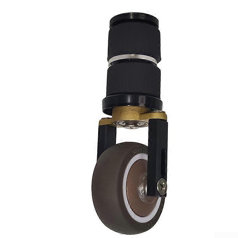 Folding Bike Seatpost Auxiliary Wheel Aluminum Alloy Caster for 2544mm OD with Rotating Option (R)