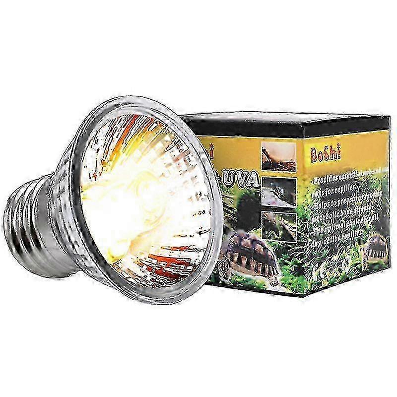 Full Spectrum 25W Heat Lamp Bulb for Tortoises with UVA and UVB 3.0, Suitable for Reptile Heating Needs