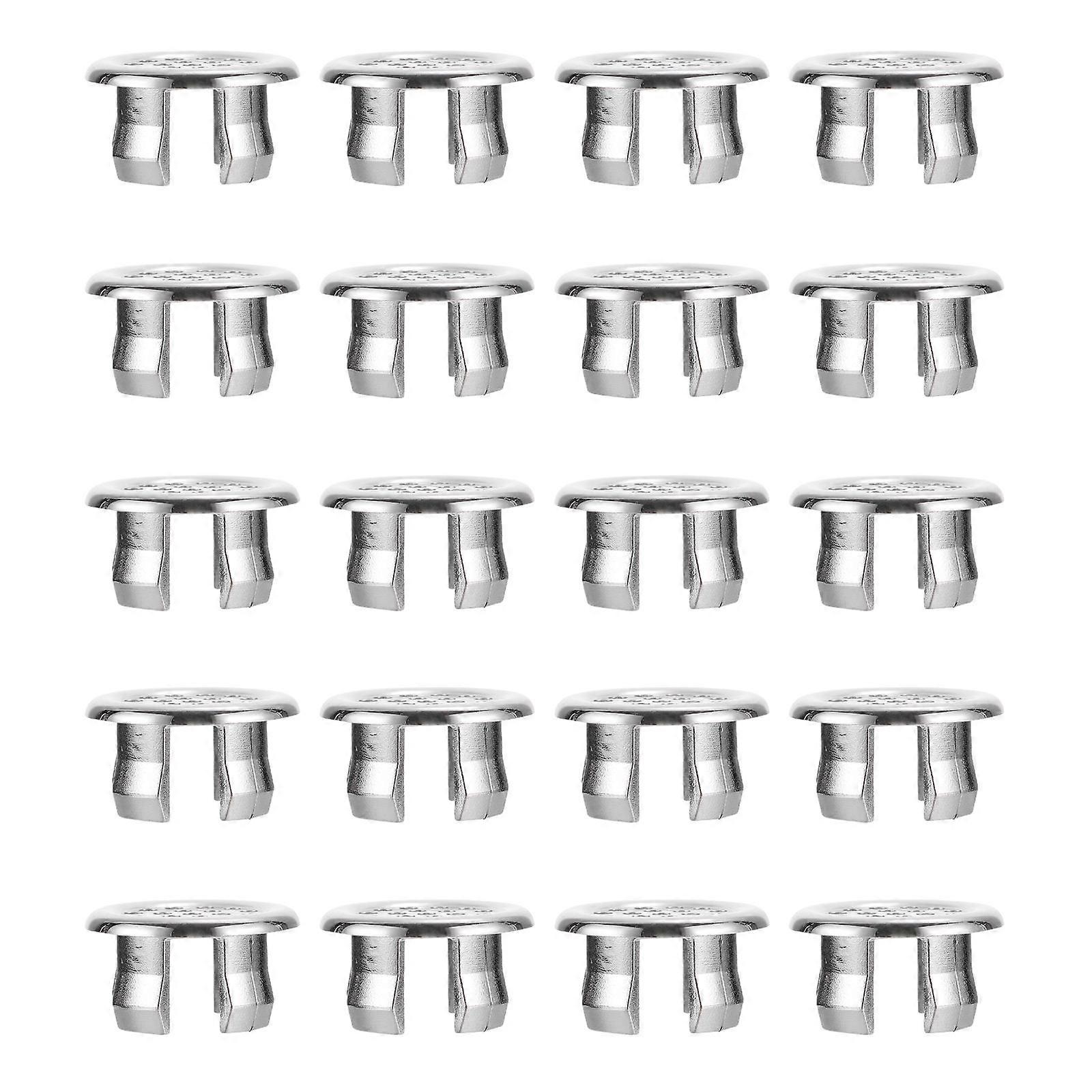 20pcs Bathroom Sink Basin Overflow Cover Replacement Sink Basin Overflow Ring