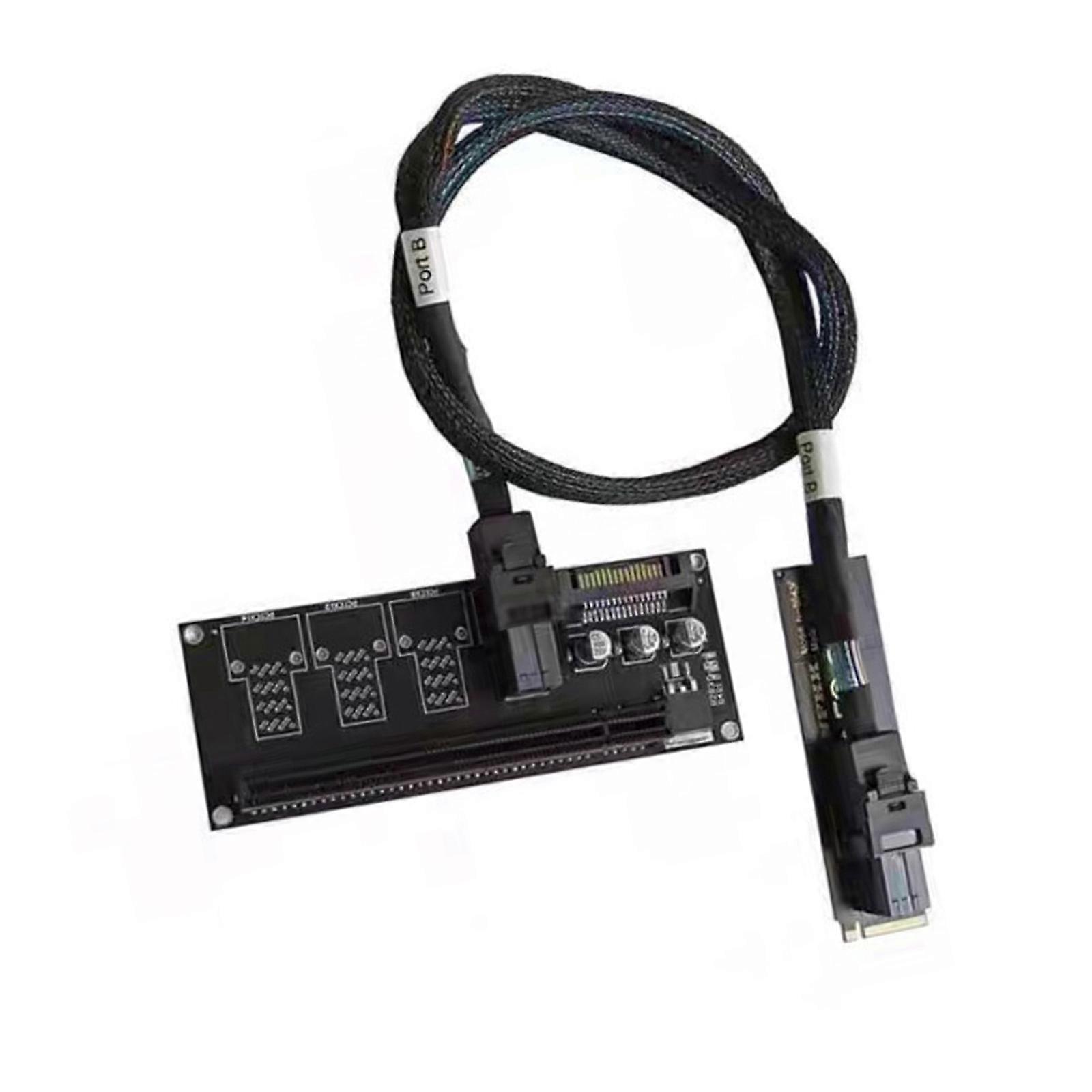 M.2 NVMe to PCIe3.0 SSD PCIE X1 X4 X16 Adapters Card PCIE Expansion Cable For Display Card SSD Pcie Adapters Multicolor