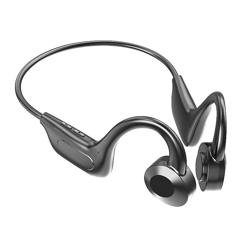 Bone Conduction Bluetooth Headset Wireless Ear-mounted Black