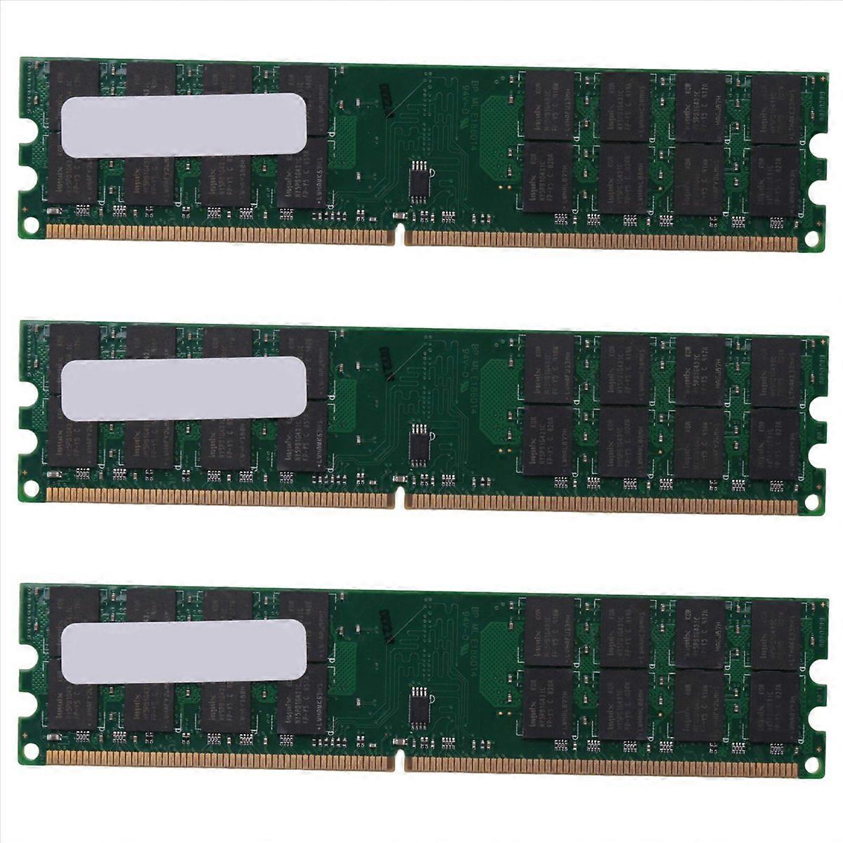 3X 4Gb 4G Ddr2 800Mhz Pc2-6400 Computer Memory Ram Pc Dimm 240-Pin for Amd Platform for Amd Dedicate