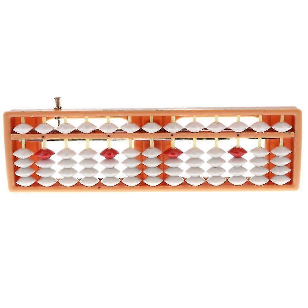 Japanese Soroban Style 13 Rods 5 Beads Plastic Abacus for Arithmetic Math