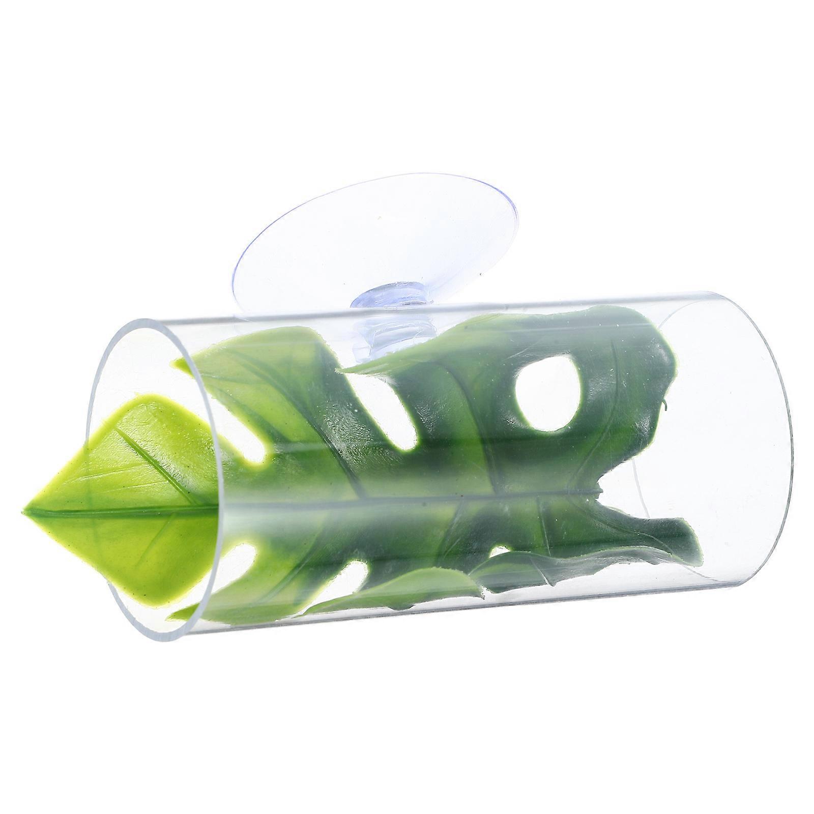 Fish Shrimp Hideout Transparent Betta Fish Tube Tunnel for Resting