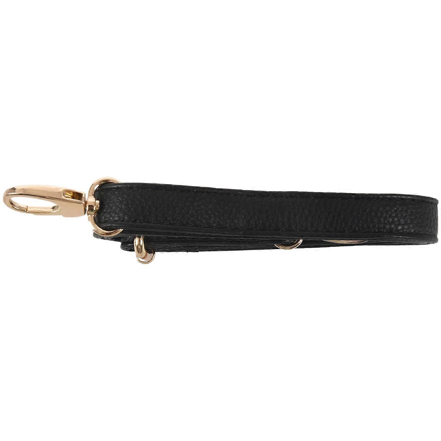 Women'S PU Leather Adjustable Messenger Bag Strap Black