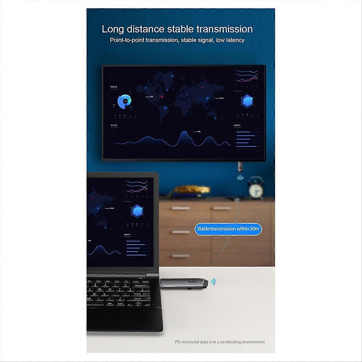 HDMI-Compatible Transmitter and Receiver Audio Video Extender Kit