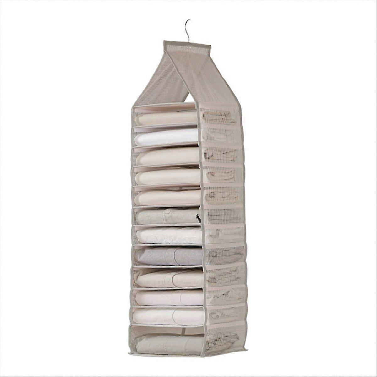 Mesh Clothing Storage Hanging Bag Hanging Wardrobe Storage