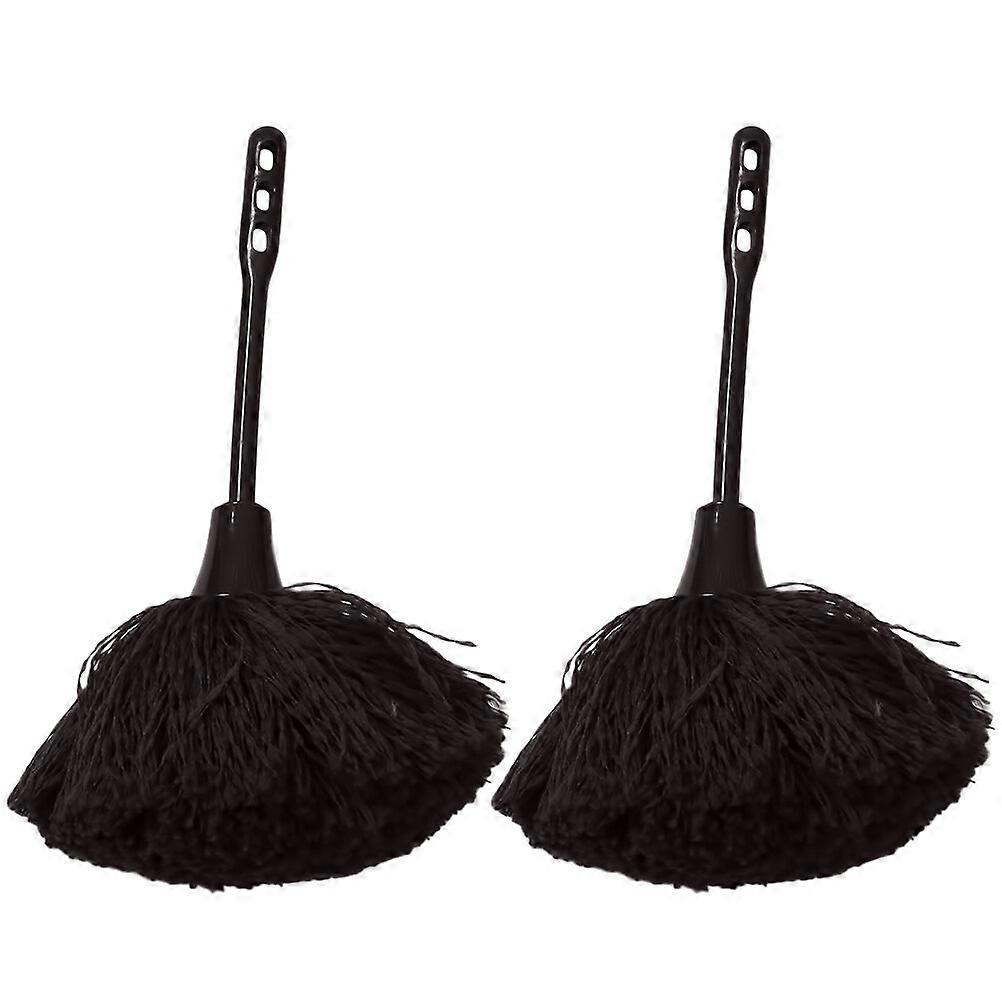 2pcs Household Duster with Handle Handheld Duster Reusable Cleaning Tools