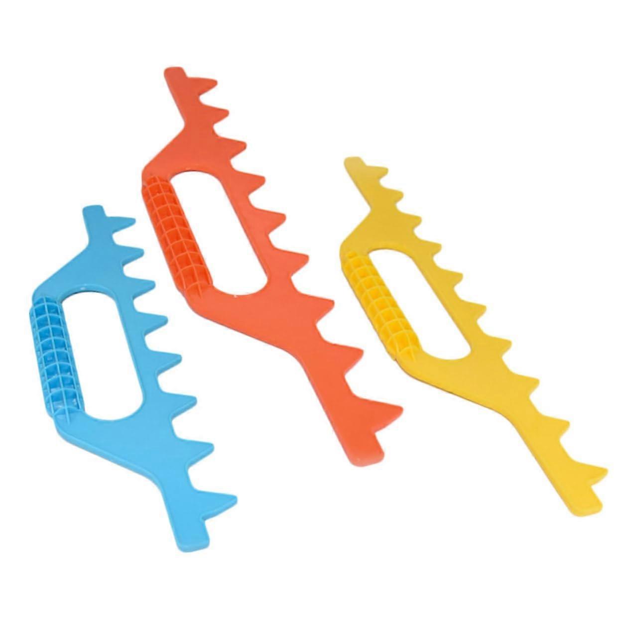 Beehive Frame Measuring Rake - Portable Plastic Tool for Beekeeping - Assorted Colors, Ideal for Hive Management