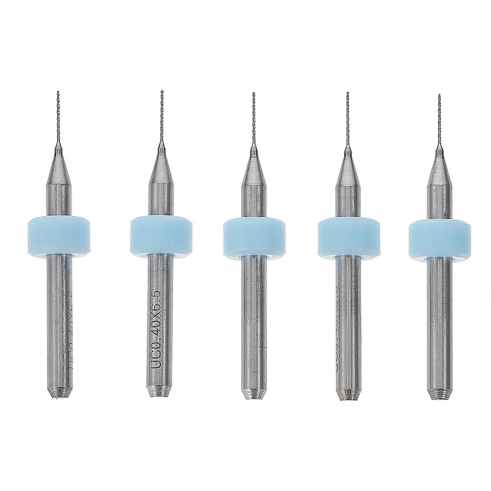 5 Pcs 0.4mm Drill Bits for 3D Printer Extruder Nozzle Head Cleaner Kit