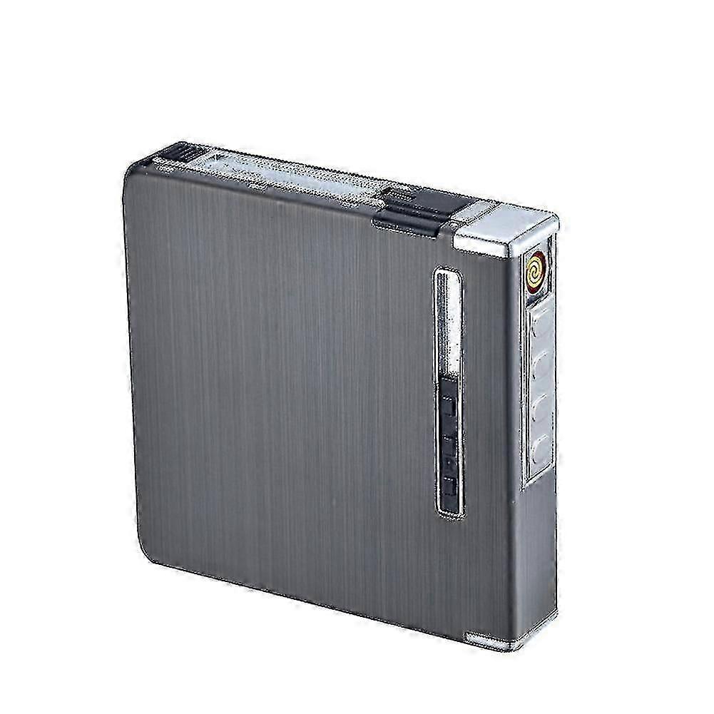 Hiborth 20 محملة حالة السجائر موزع التبغ تخزين مربع حامل يندبروف ولاعة