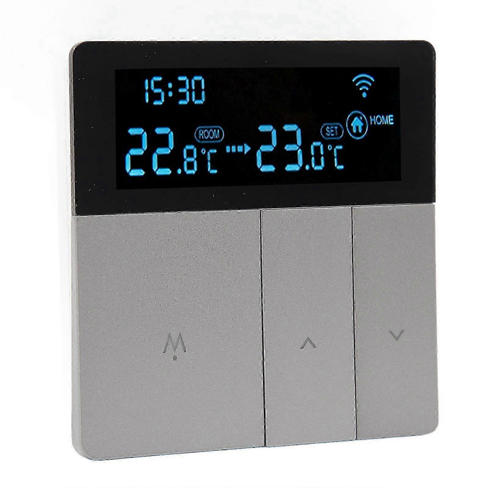 AC 90-240V Digital Thermostat Remote Control Temperature Controller for Water Heating (No WiFi)