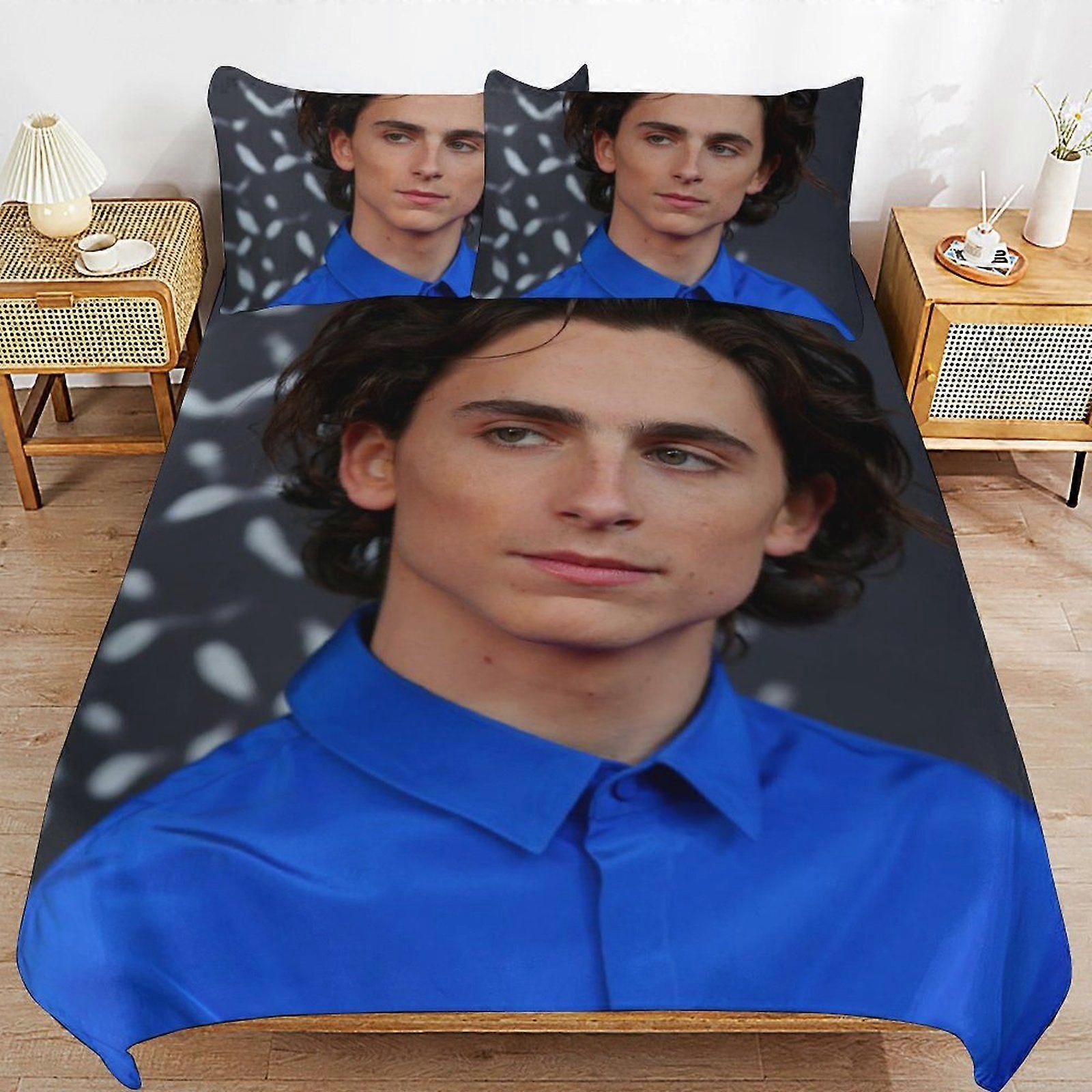 1351XB Timothe Chalamet Hotel Style Sleep Texture Consistent Fabric Secure Fit Closure Duvet Cover Sets Advantage KL1351