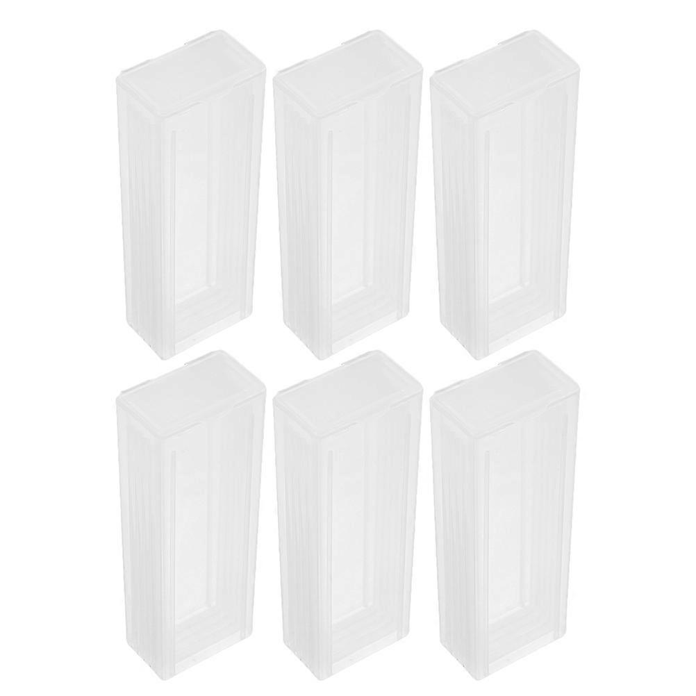 Plastic Microscope for Storage 6Pcs with Transparent Holder
