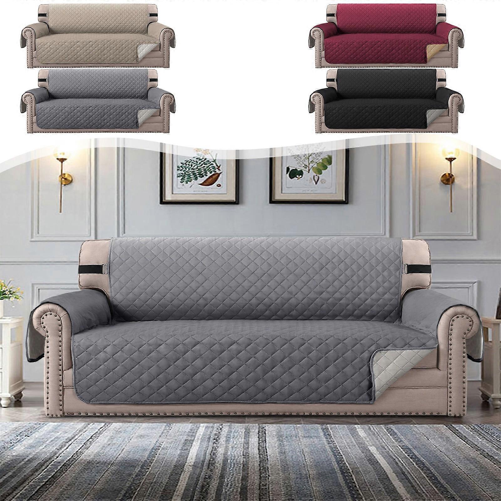 RFUGUG Premium Waterproof Sofa Cover - Ultra-Soft Microfiber, Machine Washable | Compatible with 66.9x106.29 in Sofas