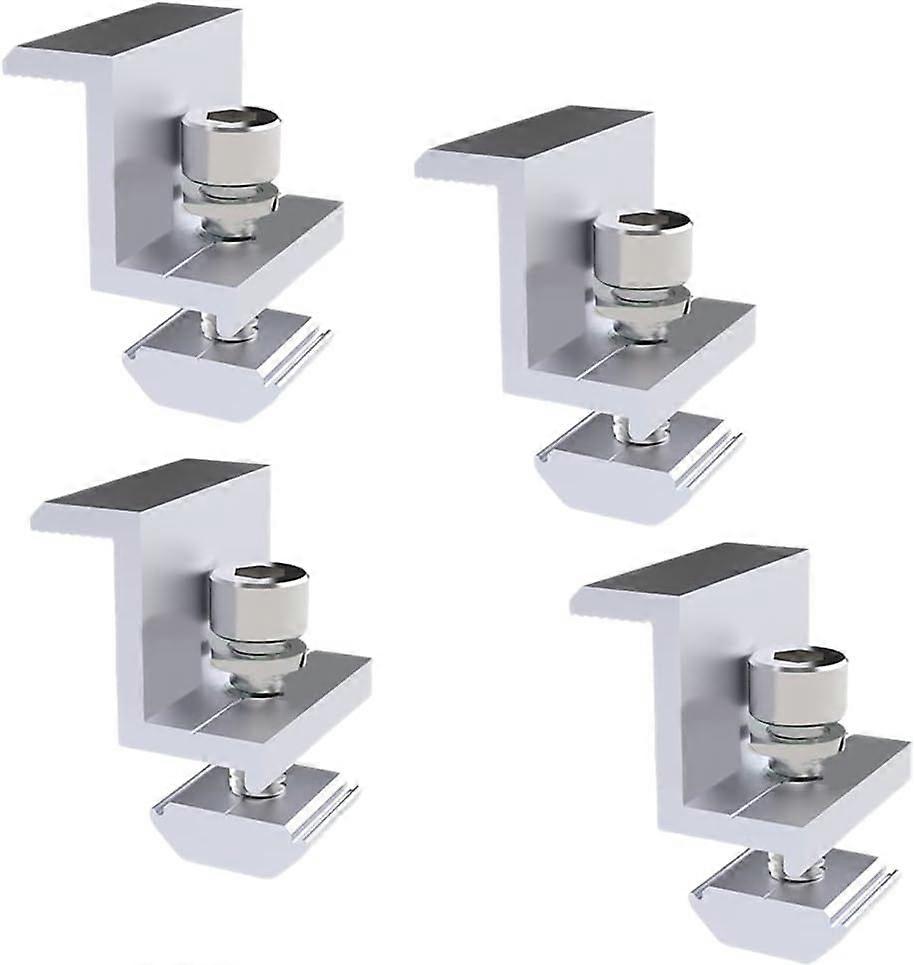 Solar Module Holder End Clamp Kit. Solar Panel Edge Clamp Brackets. Attachment