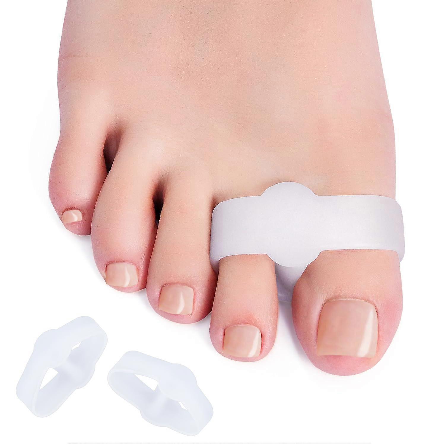 12Pack Bunion Corrector Gel Toe Separators with 2 Loops for Pain Relief and Toe Alignment