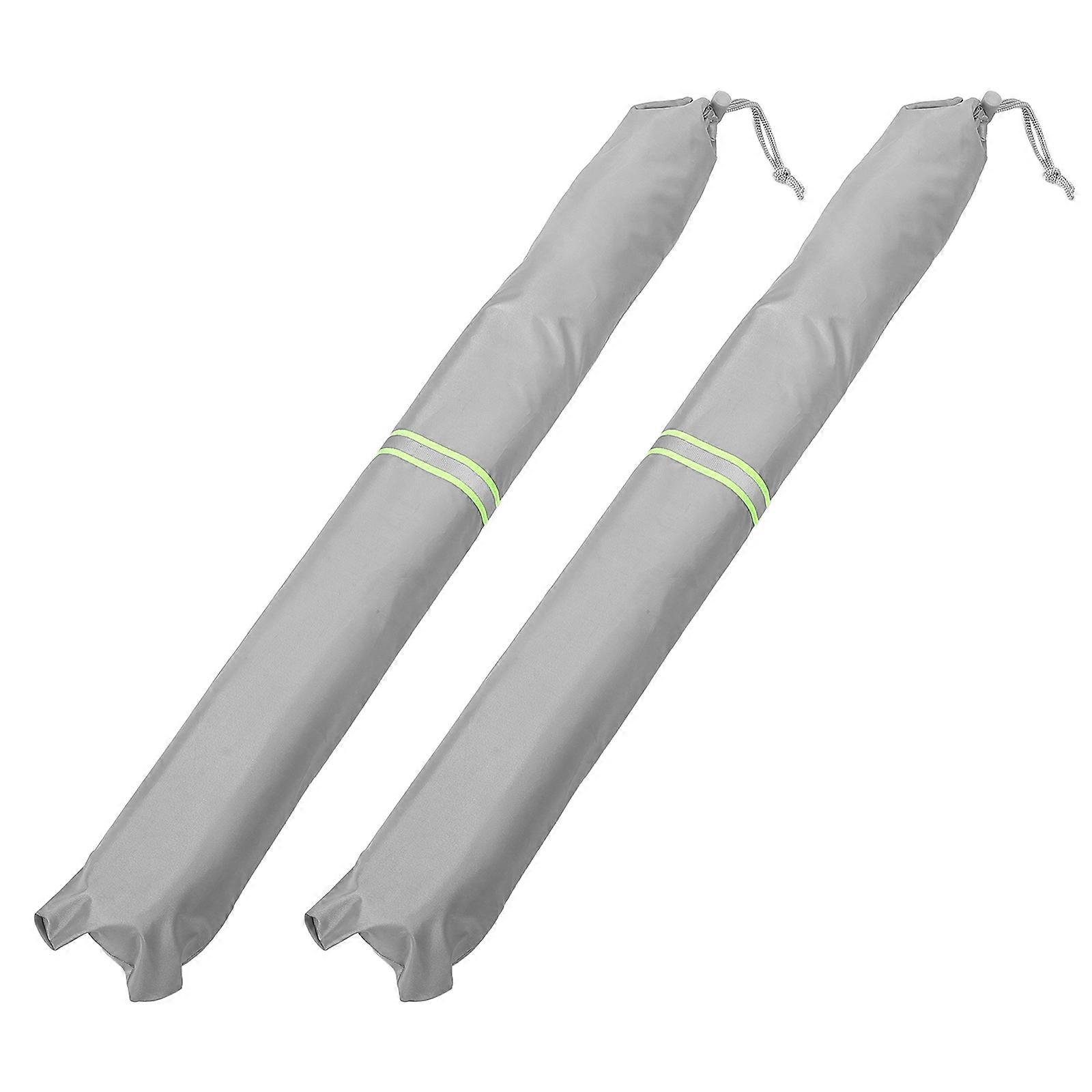 Car Windshield Cover for Waterproof Shielding 1Pair Durable Grey Polyester