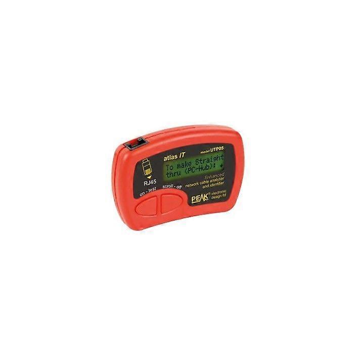 Network Cable Analyzer/Identifier for Cat5, Cat5e, Cat6 UTP Cables