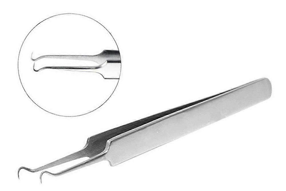Blackhead Remover Tweezer with Professional Curved Surgical Steel Tip for Precise Blemish Extraction