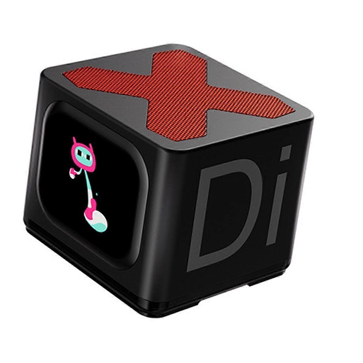 Digital Alarm Clock Portable Bluetooth Speaker Touch Screen Metal Design Rechargeable Mini Speaker