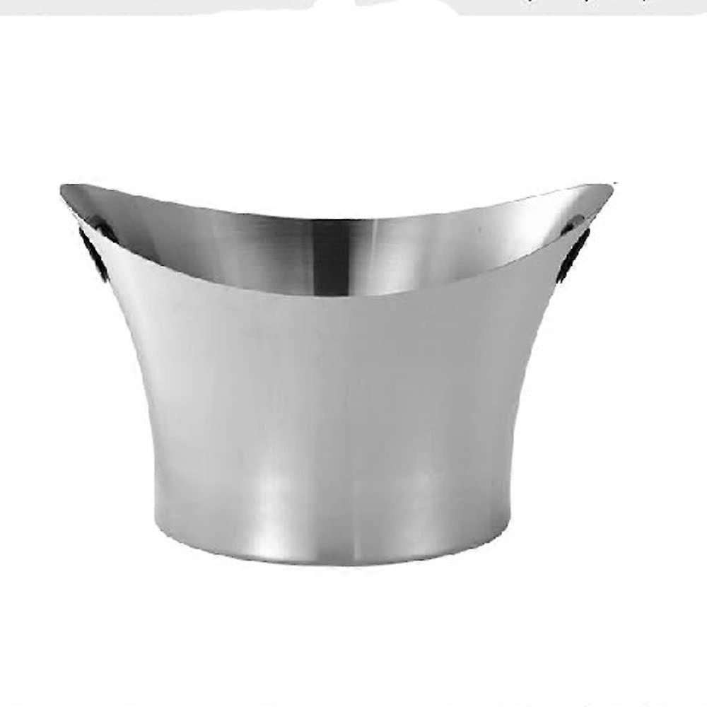 Stainless Steel Ice Bucket with Lid for Wine Beer Champagne, LongLasting Ice Preservation