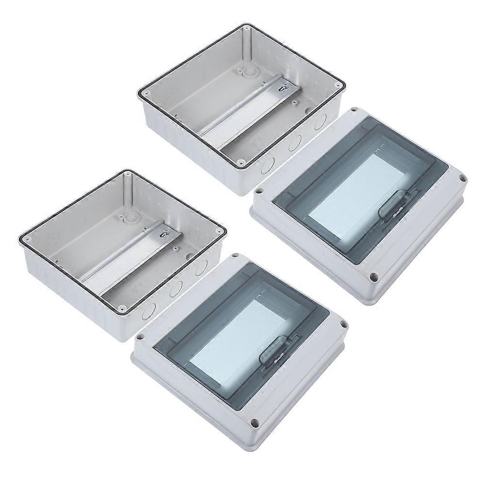 Weatherproof Electric Box Distribution Junction Box Outdoor 1Set White