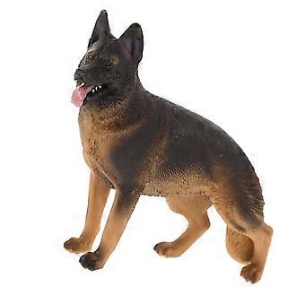 Realistic Dog Figurine For Children Educational Tool 4.5X3.2In Durable Home Decor 1Pcs