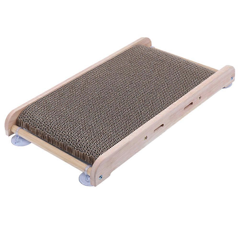 Durable Pet Cat Scratching Board for Home Use Brown