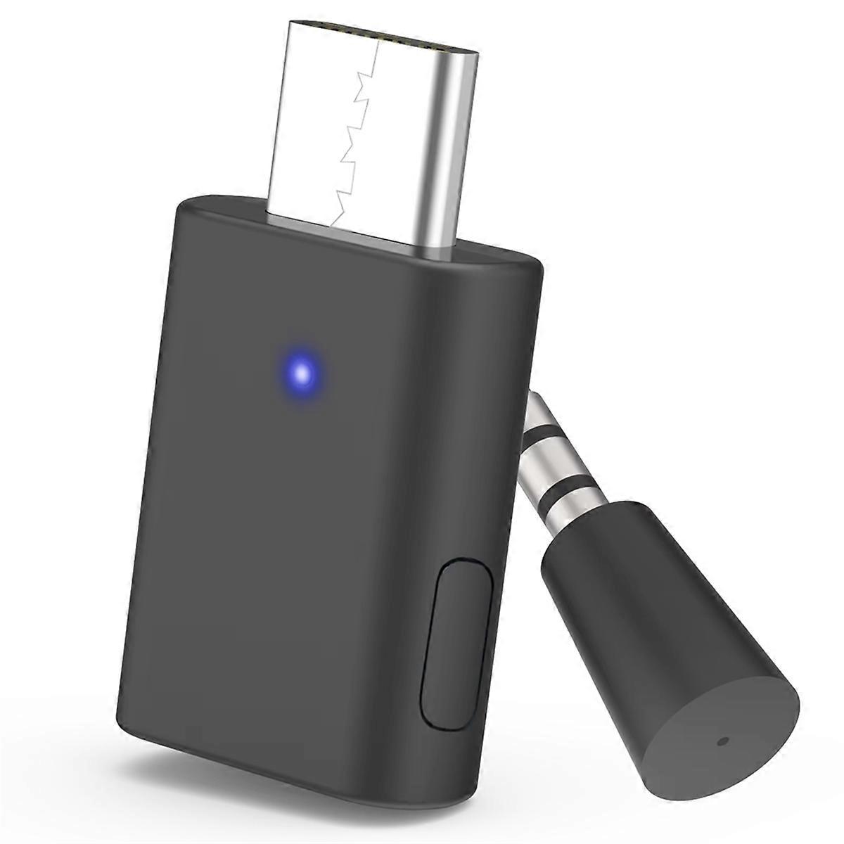 USB-C for -Adaptive Bluetooth 5.2 Transmitter for PC//, Dual Connection Audio Dongle Adapter
