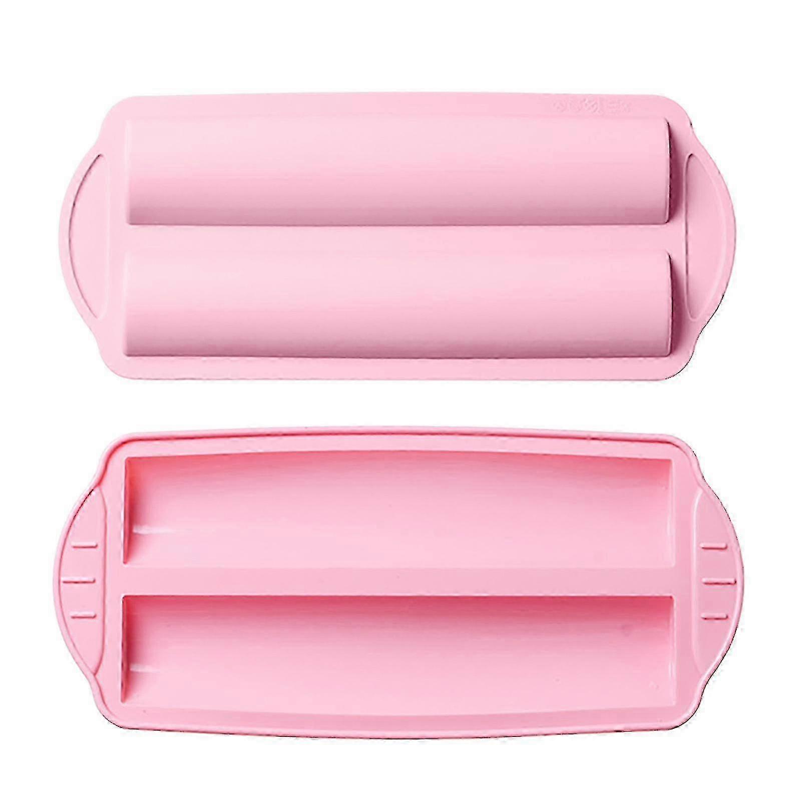 Non-stick Silicone Baking Tool Baking Pan Long Bread Cake Mold Baking 26-27s