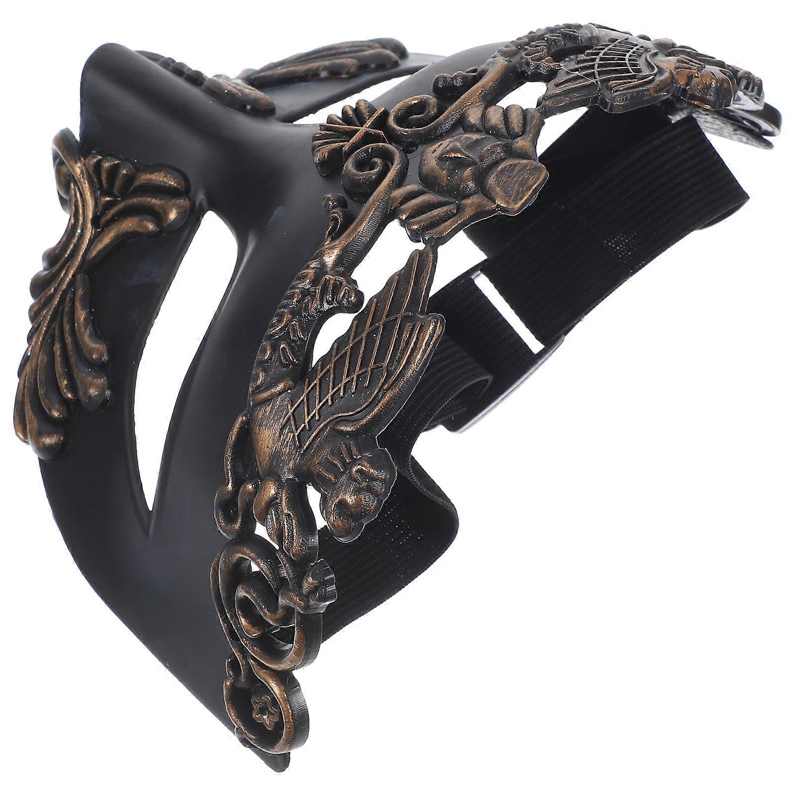 Masquerade Mask Half Face Costume Mask Decor for Plastic Material