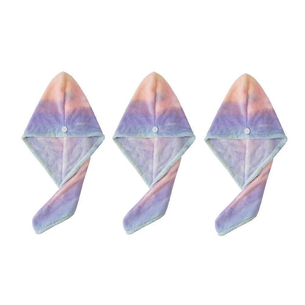 Hair Drying Caps Quick Drying Towel for Women 9Pcs Multi Colored Set