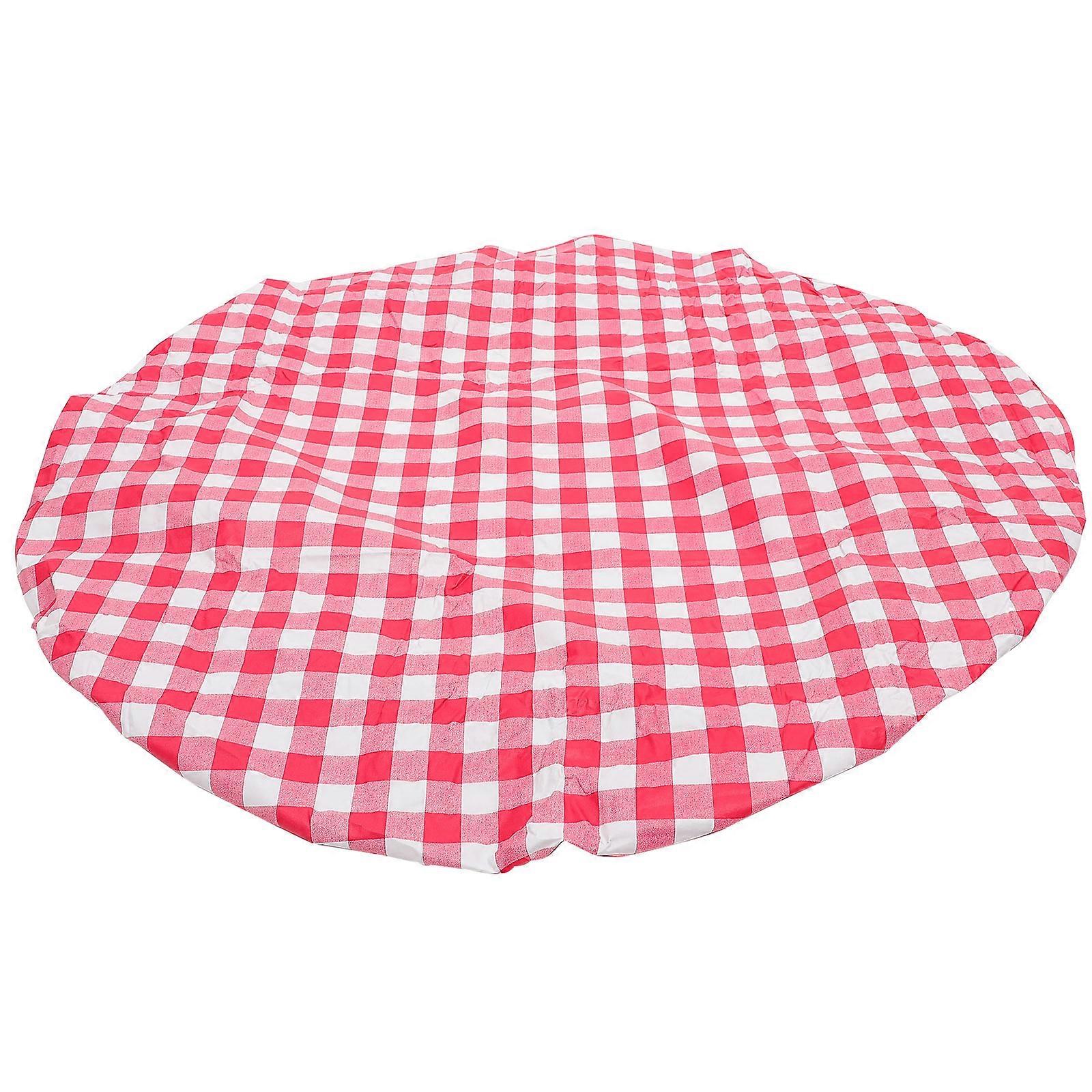 PVC Tablecloth Round Tablecloth for Banquet 5Pcs Washable Table Covers