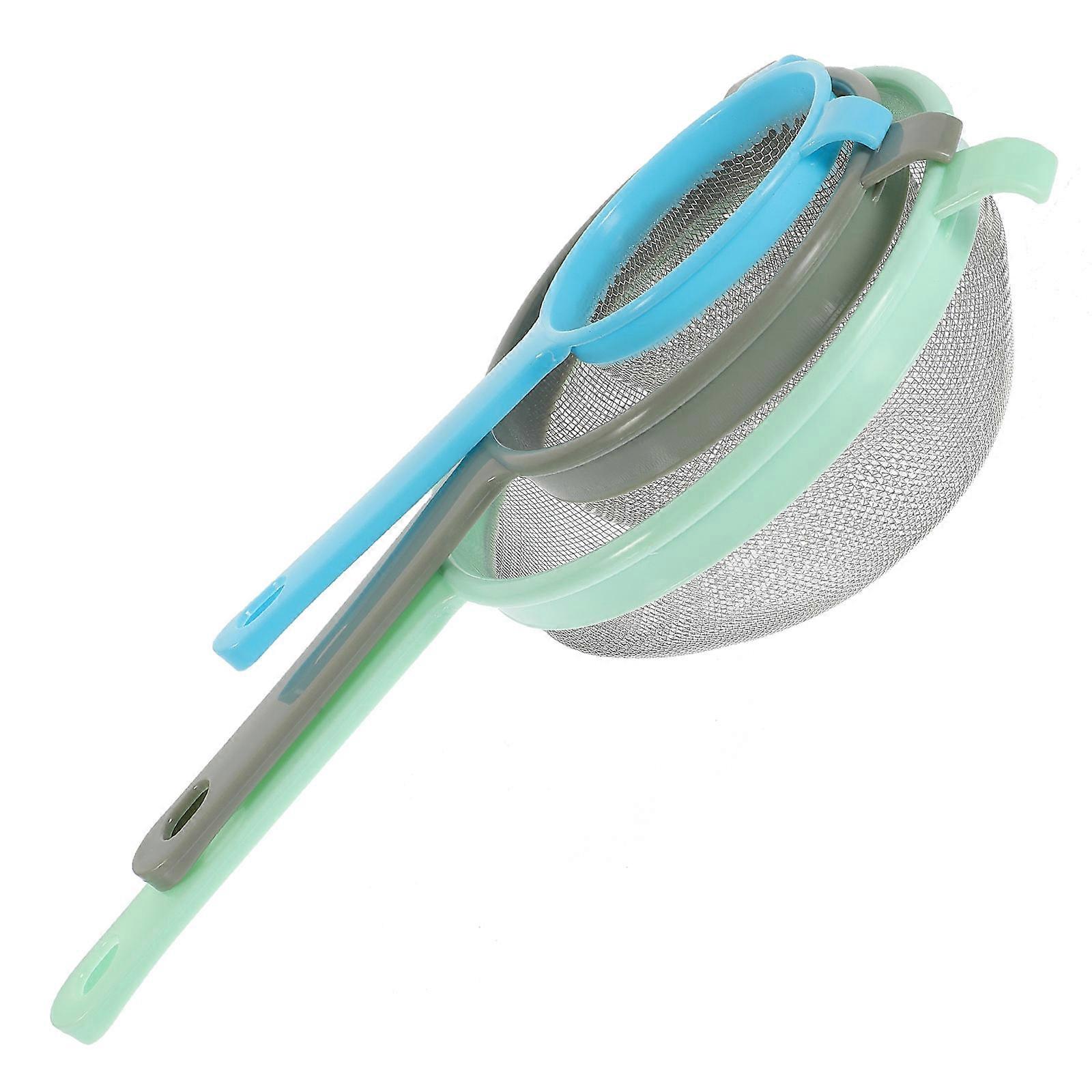 Handheld Sugar Sifter Flour Sieve Manual 2Sets for Home Use