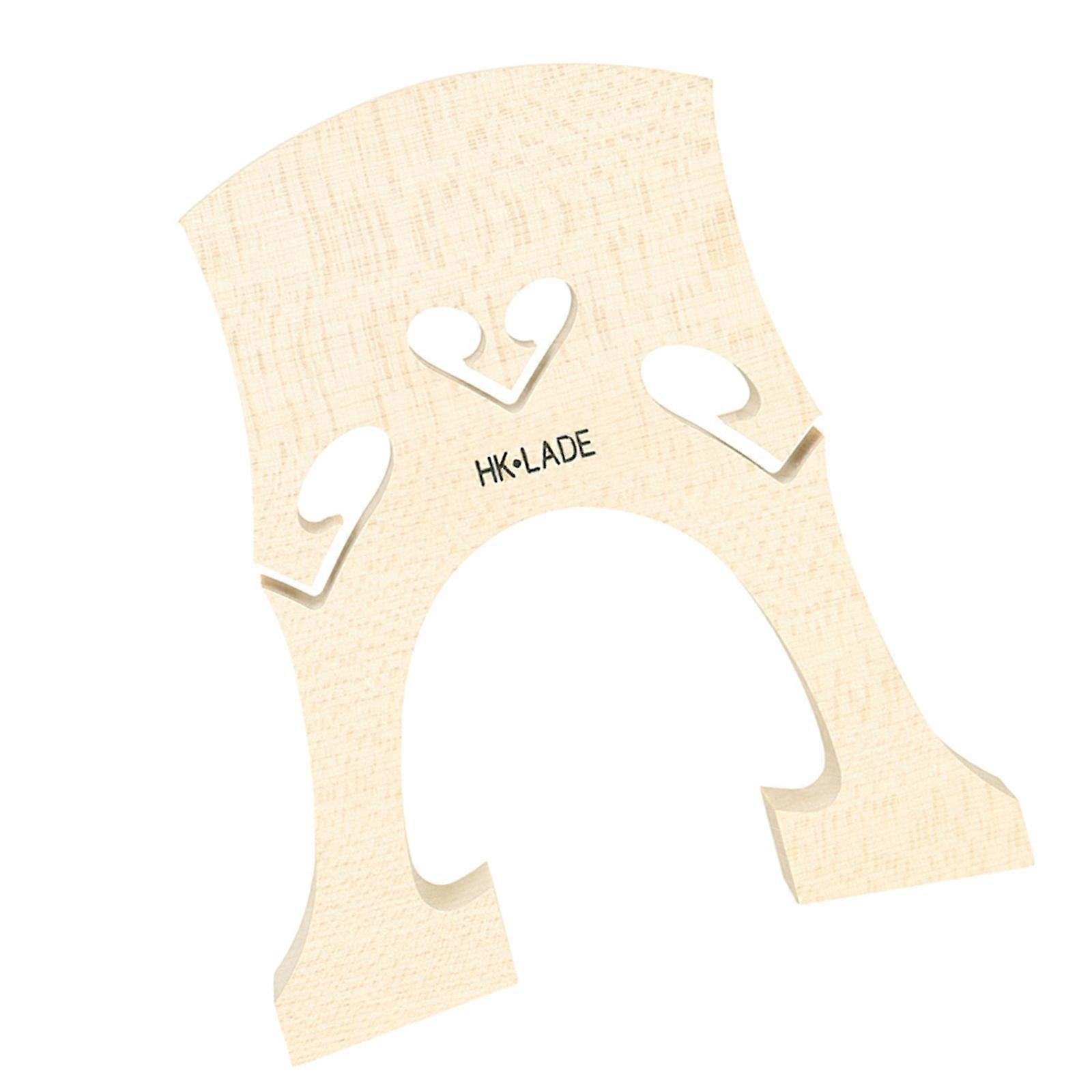 Precisions Engineered Cello Maple Bridge Promoting Optimal String Vibration And Simple User Friendly Configuration Multicolor