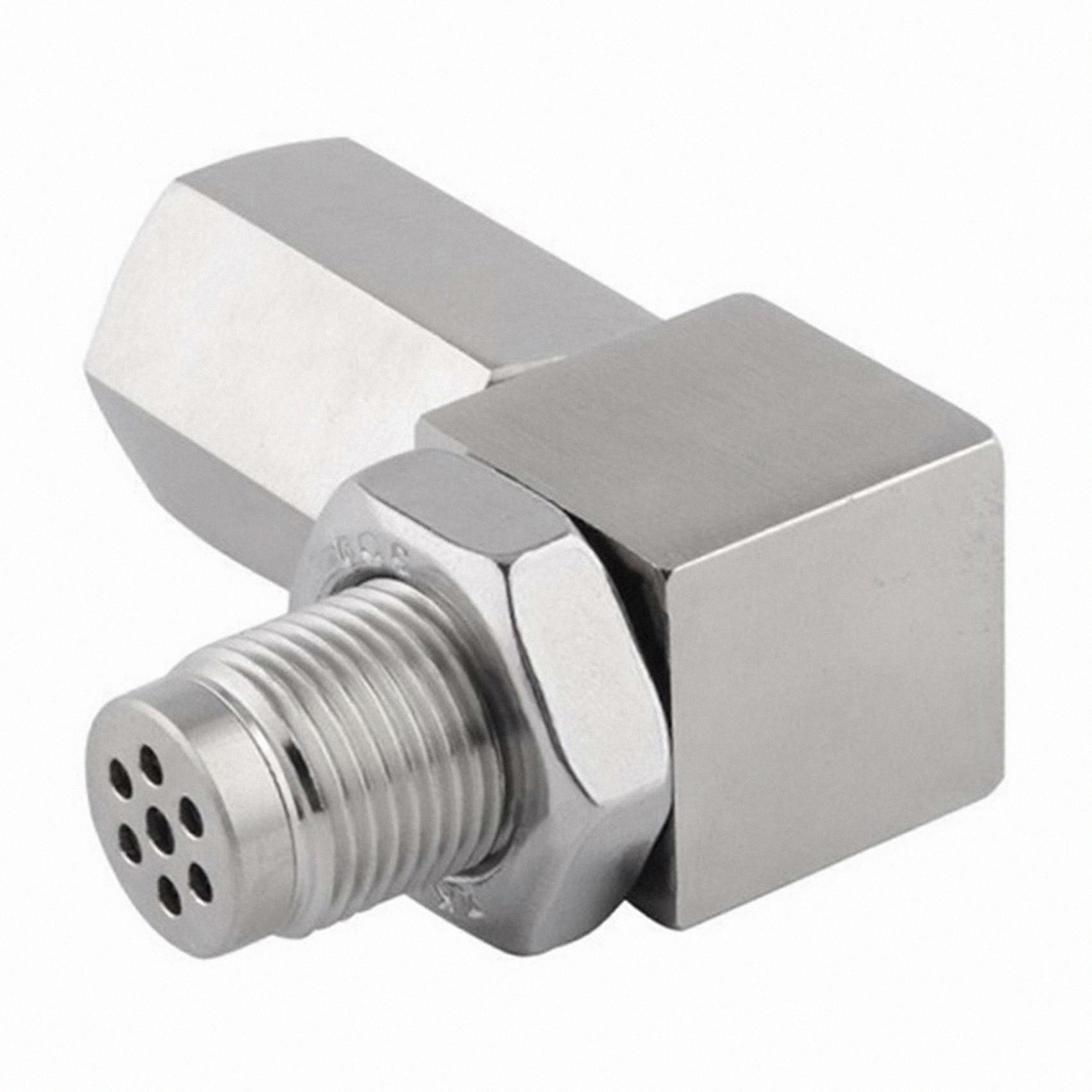 90 Degree O2 Sensor Adapter with M18x1.5 Thread for Catalytic Converter Extension