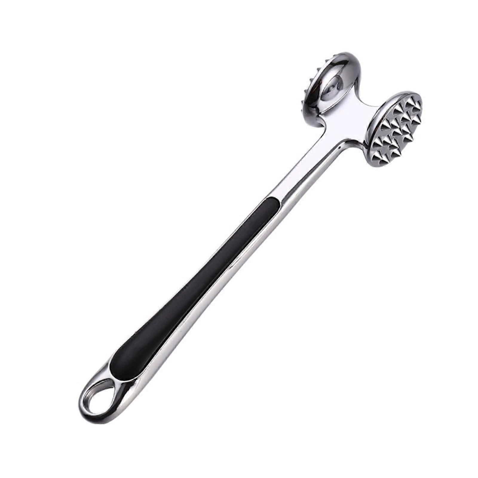 Meat Tenderizer Mallet with DoubleSided Hammer Head and AntiSlip Handle, Heavy Duty Kitchen Tool