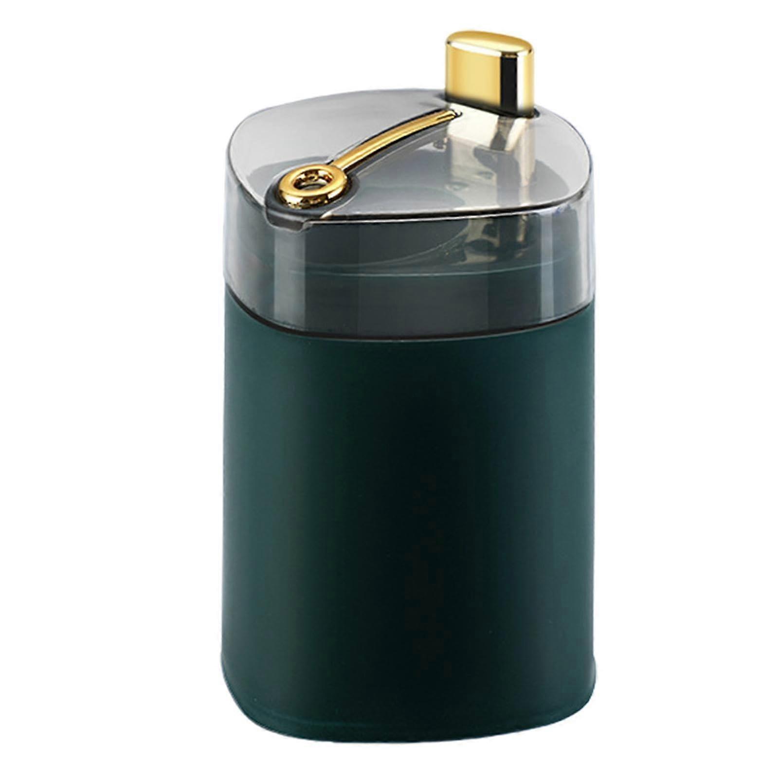 Automatic Toothpick Dispenser with OneTouch Hygienic Lid, Clear Window Toothpick Holder Green