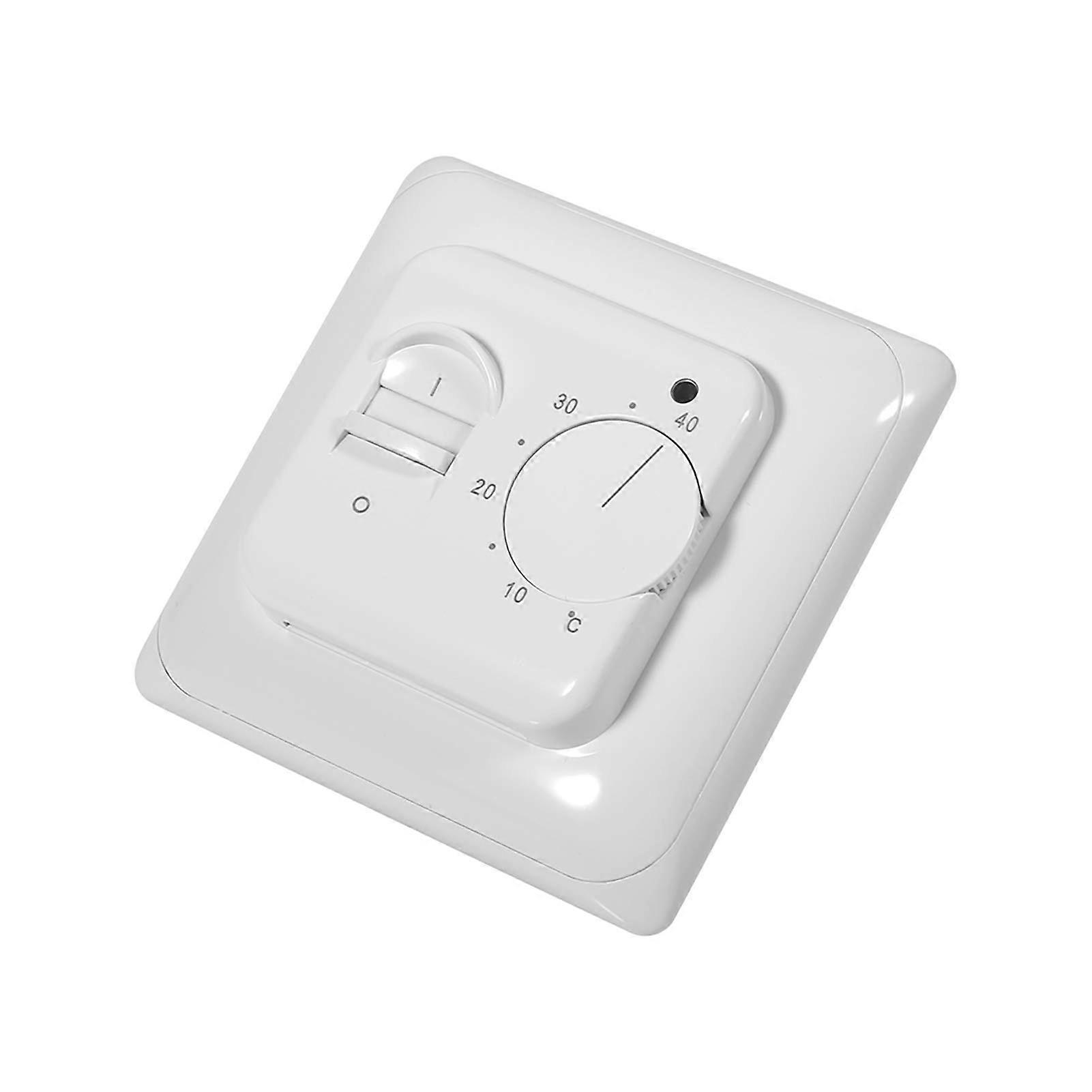 Thermostat for Room Heating with Precise Temperature Control and LED Indicator, NonProgrammable