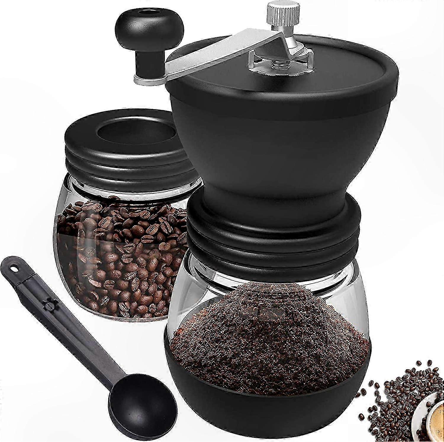 Ceramic Burr Hand Coffee Grinder for Freshly Ground Beans