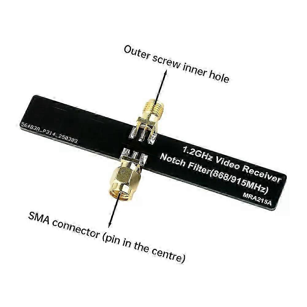 TBS 12GHz Notch Filter, FPV 13G Image Transmission, VRX Notch Connector Bandpass Filter