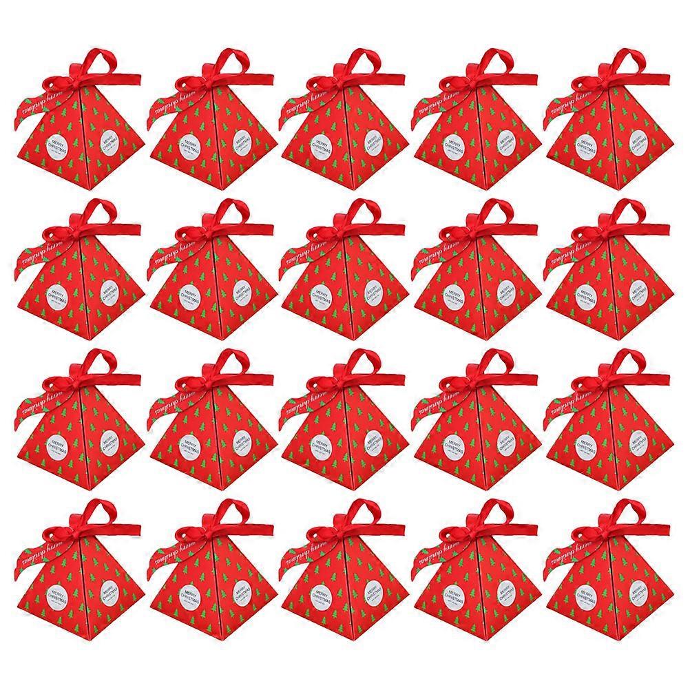 Candy Box Christmas Gift Boxes for Party Use 70Pcs Red Packaging Boxes