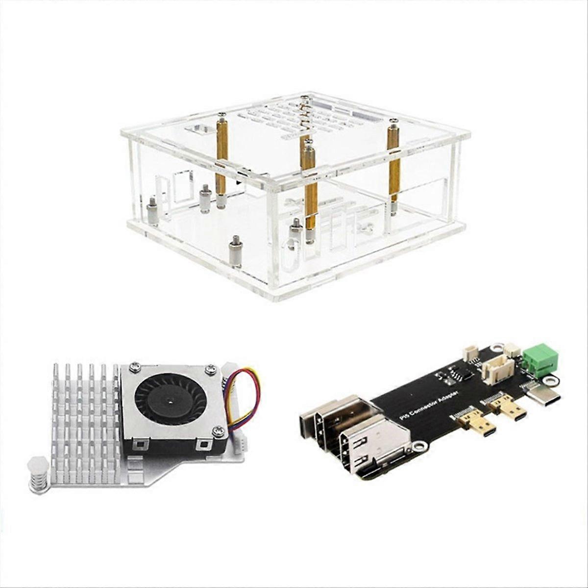 For 5 Case+Radiator+ -Compatible to HD Adapter Board