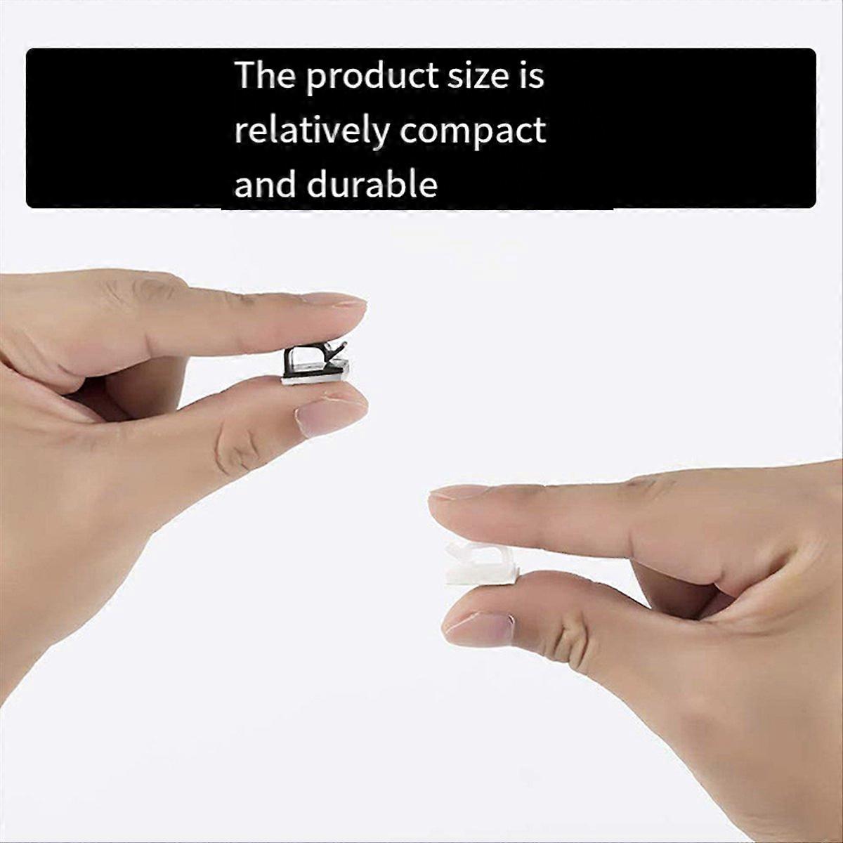 100 Pc Outdoor Light Clips Black