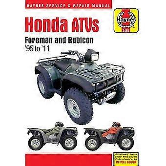 Honda Foreman ATV Service en reparatie handleiding (Haynes Service & reparatie handleiding)