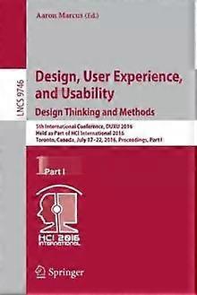 Design User Experience And Usability Design Thinking And Methods 5th Inter - Springer Nature B.V