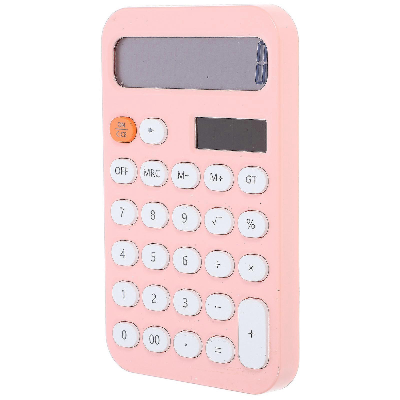 Desktop Calculator Multi-Function Tool for Office Use 3Pcs Set Pink Color