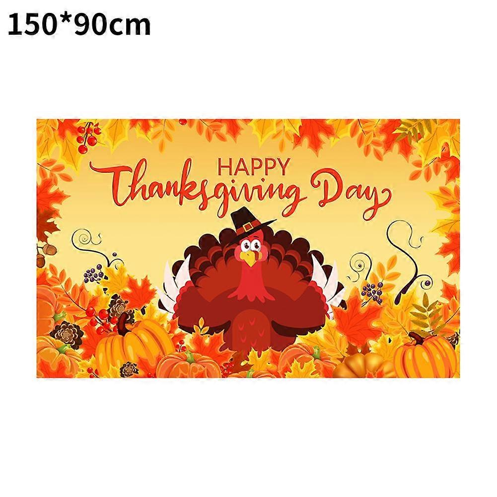 Maple Leaves Fall Table Runner, Friendsgiving Tables Decorations, Autumn Thanksgiving Harvest Festival Farmhouse Decorations and Supplies for Home Ki